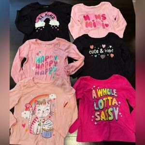 The Children’s Place 18-24 month Graphic LS Shirt Bundle